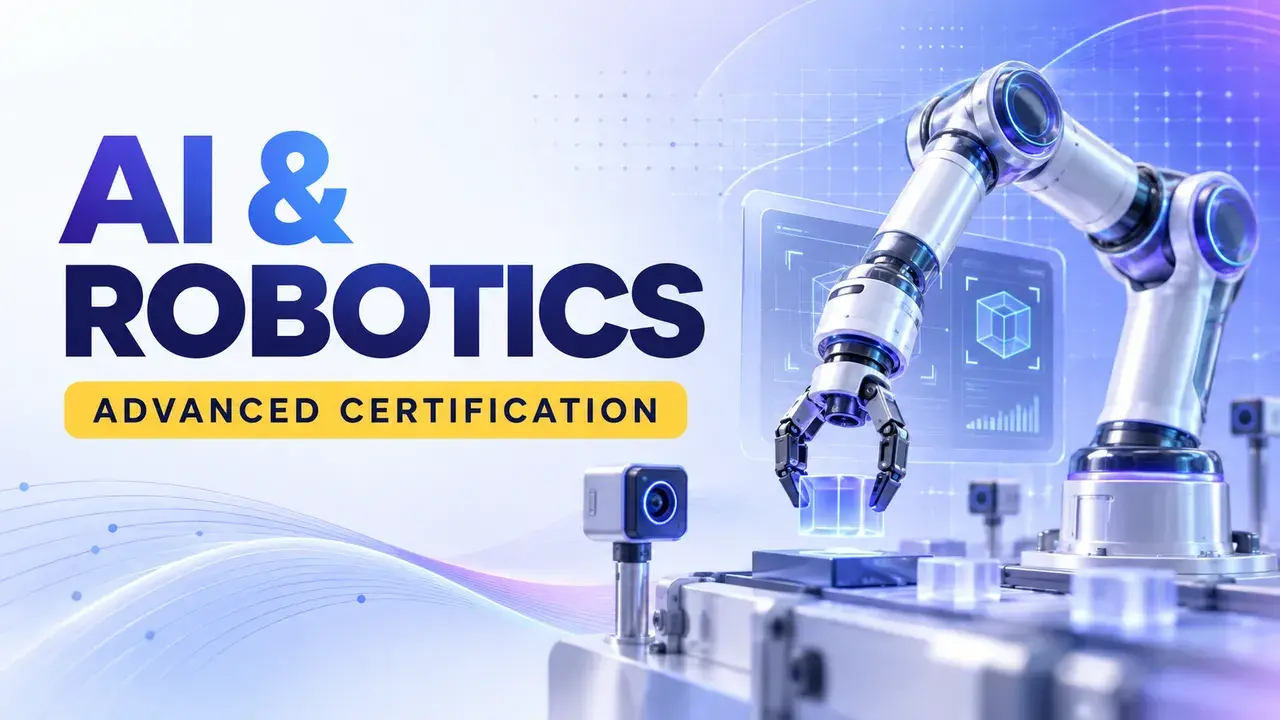Advanced Certification in AI with Specialization in Robotics - ROS2, SLAM, Computer Vision, Deep Learning